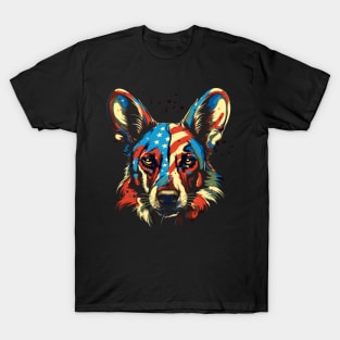 Patriotic African Wild Dog T-Shirt